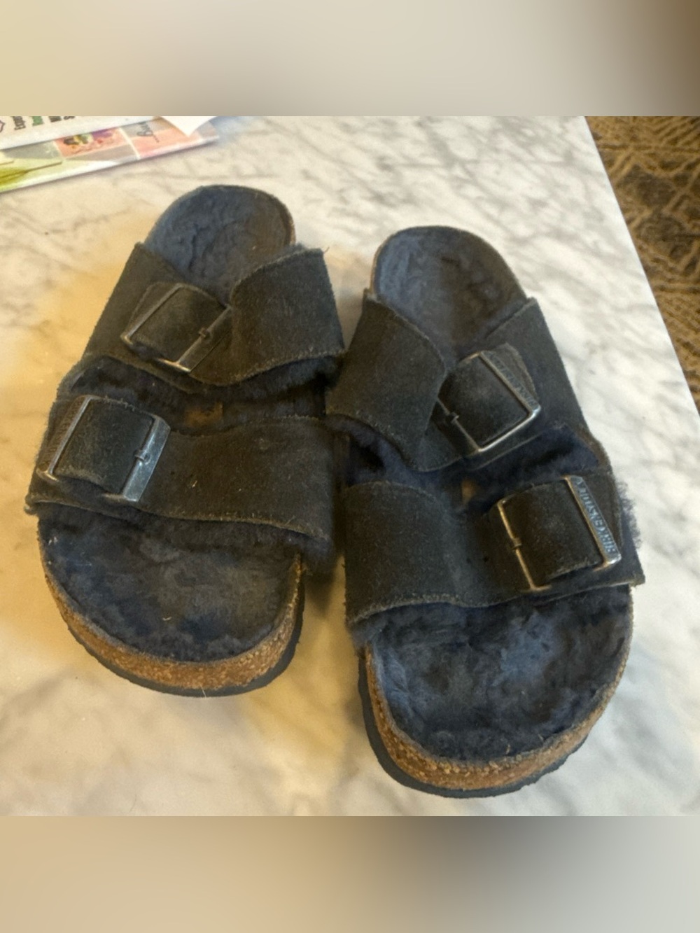 Birkenstock Arizona Shearling Sandals 37